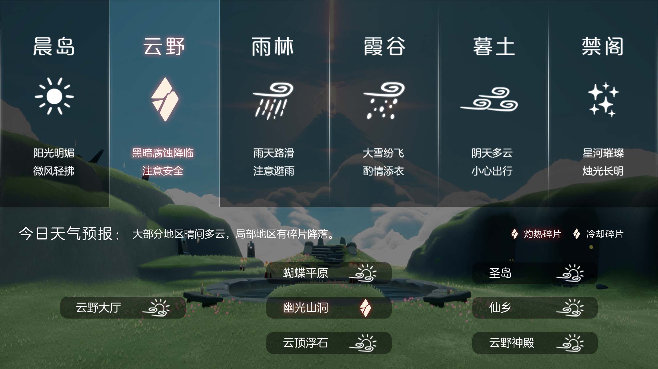 光遇每日任务日报