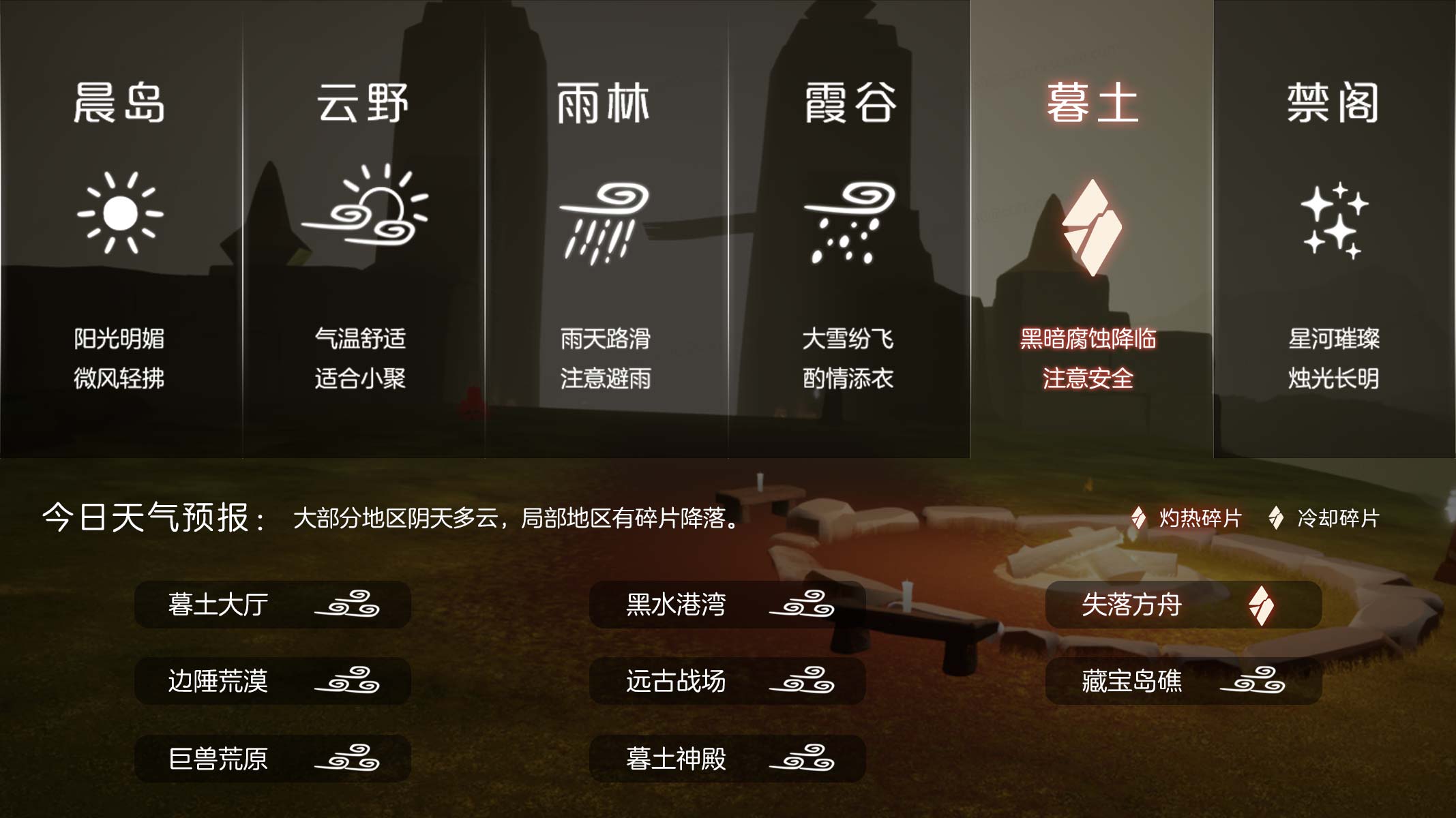 光遇每日任务日报