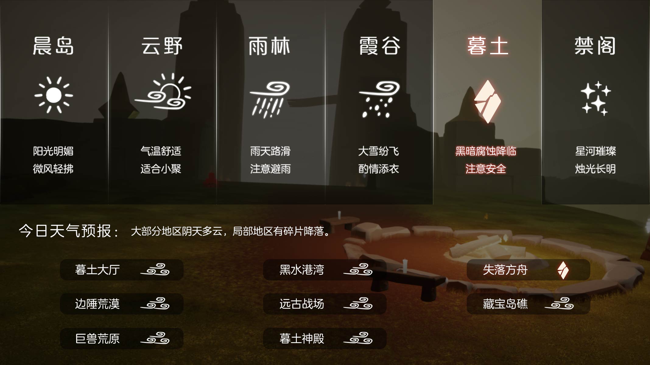 光遇每日任务日报